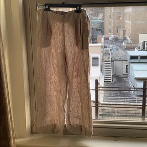 Drew brand burlap paper bag waist pants - size XS